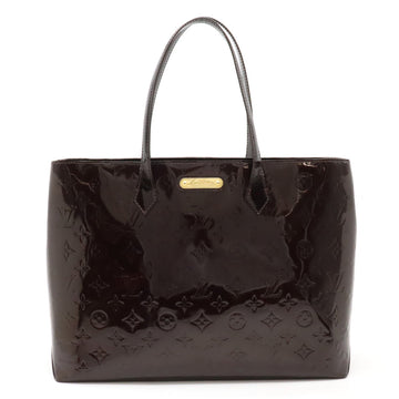 Louis Vuitton Vernis Wilshire MM Tote Bag Amarante