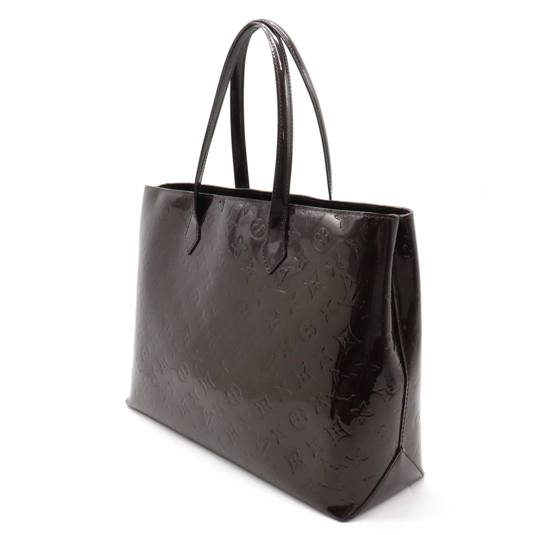 Louis Vuitton Vernis Wilshire MM Tote Bag Amarante