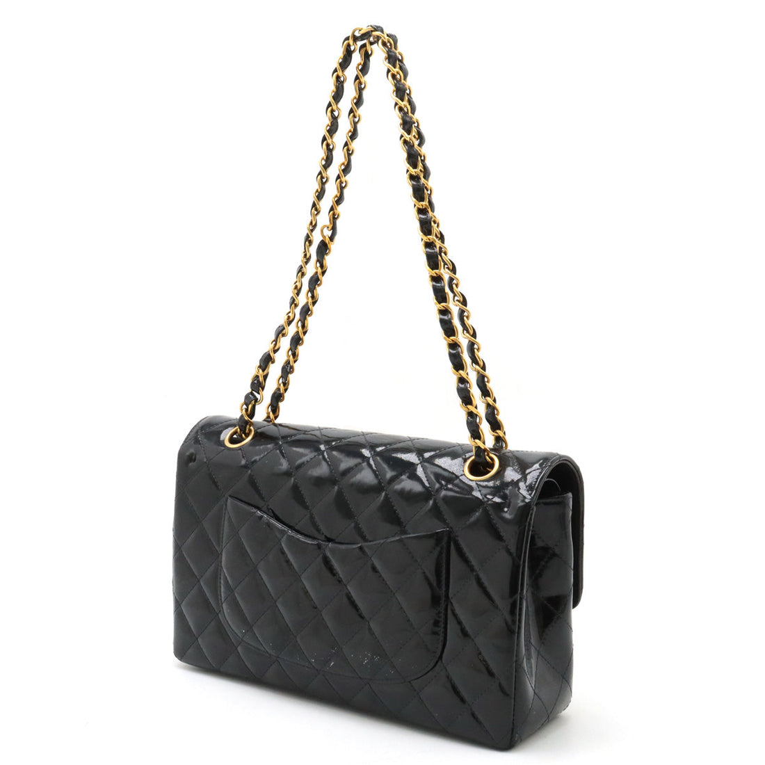 Chanel Patent Leather Matelasse 25 2way Shoulder Bag