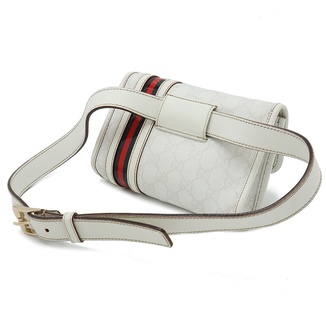 Gucci GG Supreme Sheline Line PVC Leather Waist Bag 152597