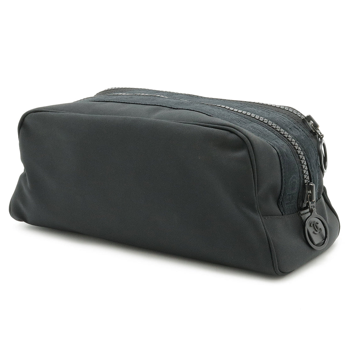 Chanel Nylon Canvas Sports Line Coco Mark Makeup Pouch A19975