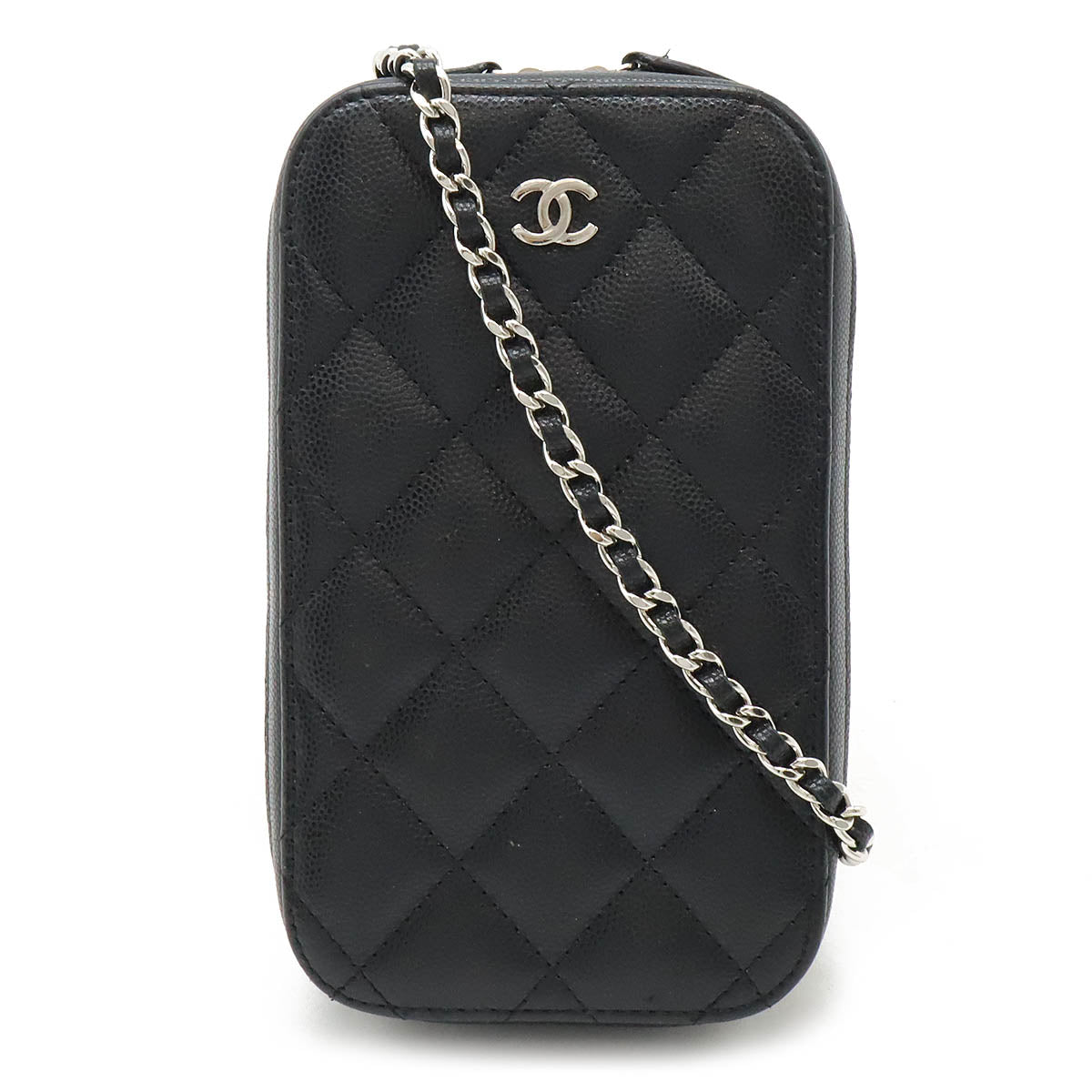 Chanel Matelasse Caviar Skin Phone Shoulder Bag