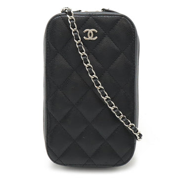 Chanel Matelasse Caviar Skin Phone Shoulder Bag