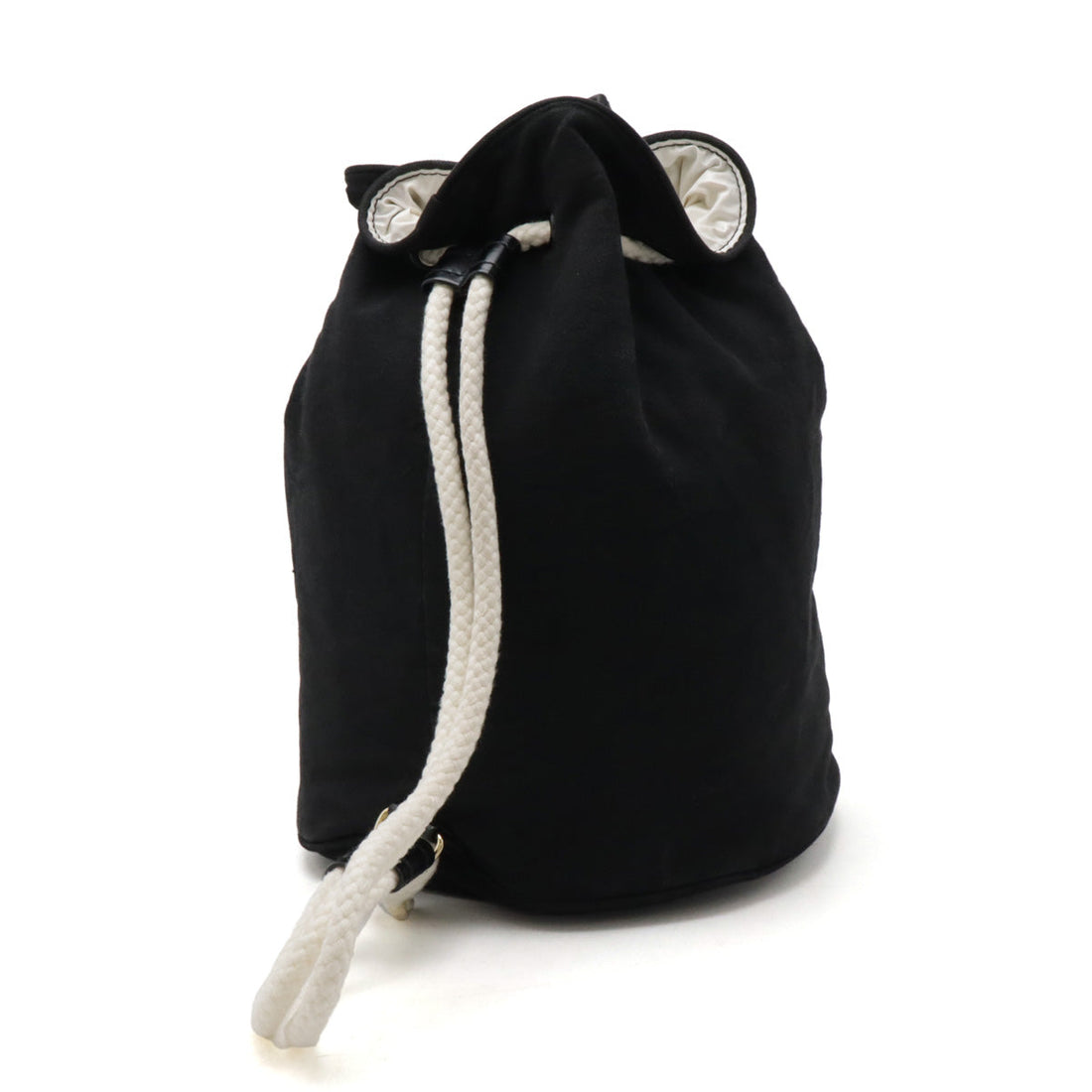 Chanel Canvas Vinyl Logo Print Shoulder Bag