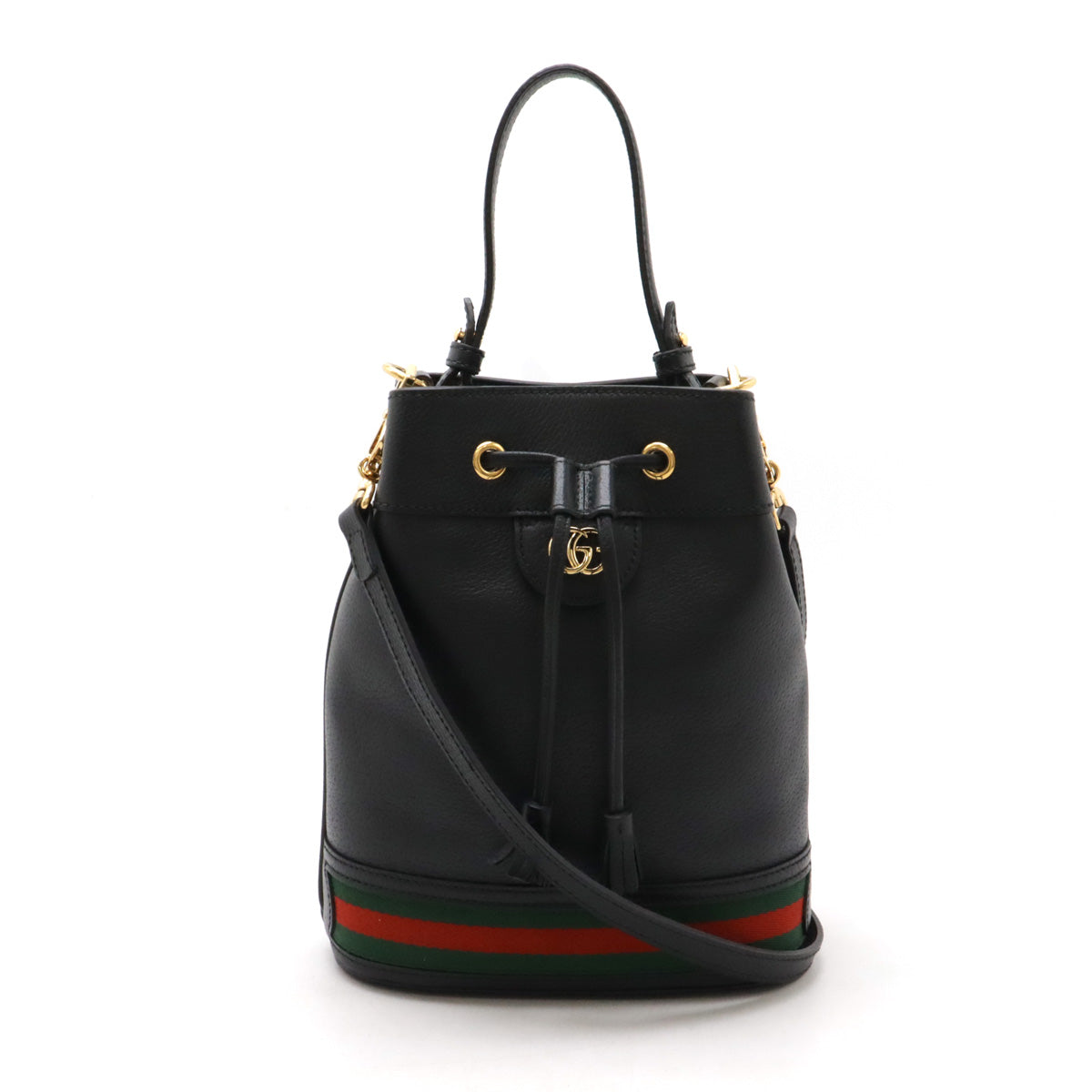 Gucci Ophidia Small Leather Bucket Bag 610846