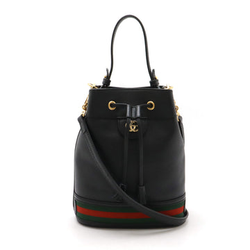 Gucci Ophidia Small Leather Bucket Bag 610846