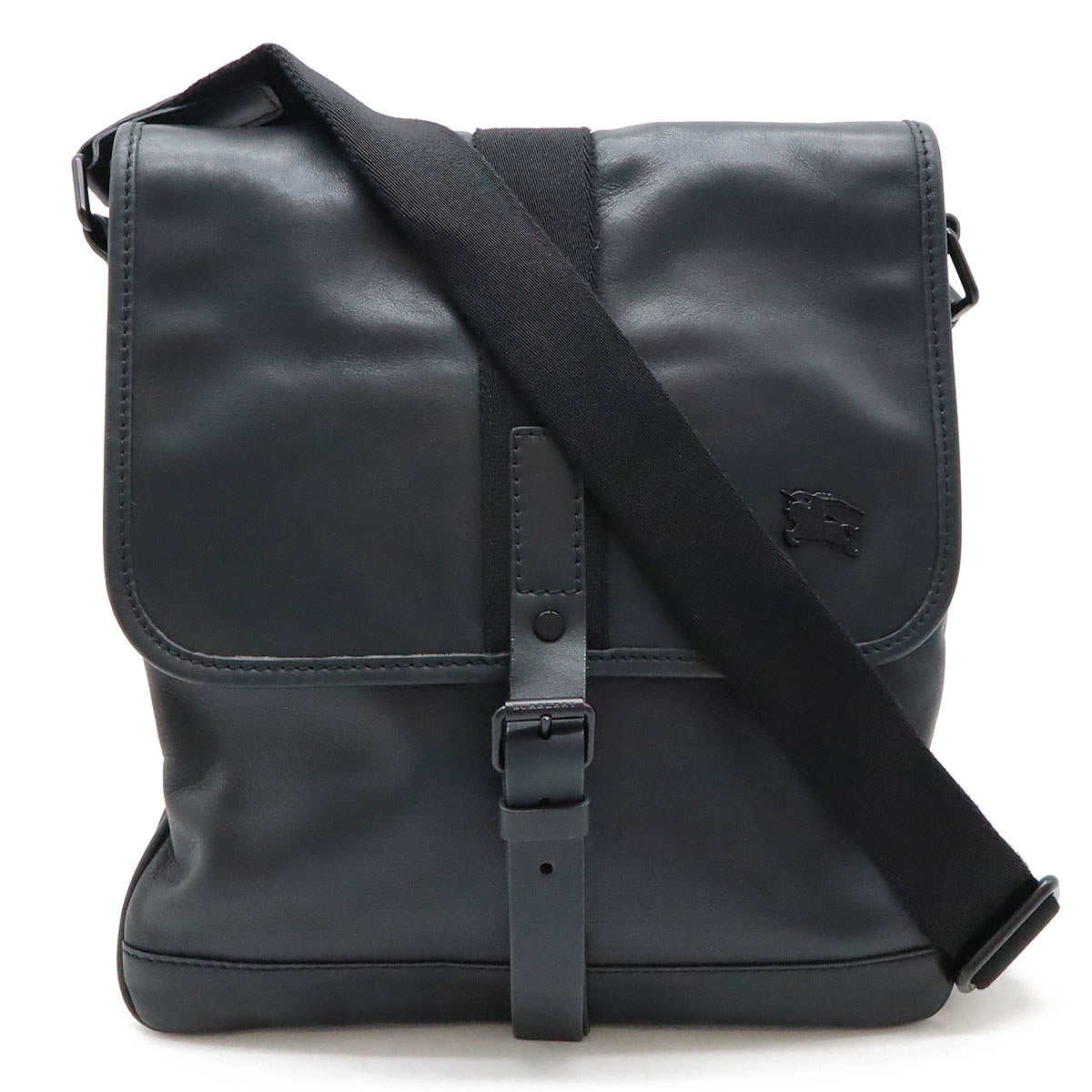 Burberry Leather Horse Logo Shoulder Bag Messenger Bag