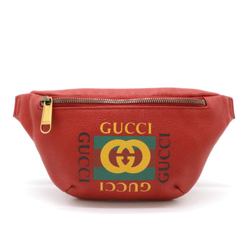 Gucci Leather Gucci Print Belt Bag 527792