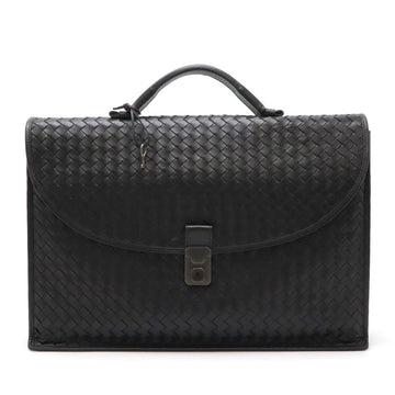 Bottega Veneta Leather Intrecciato Briefcase