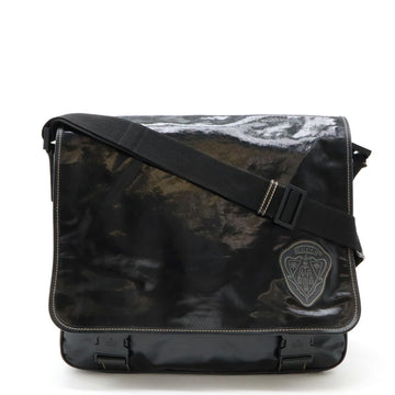 Gucci Coated Canvas Crest Emblem Shoulder Bag 181094