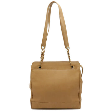 Chanel Caviar Skin Coco Mark Triple Coco 2way Shoulder Bag