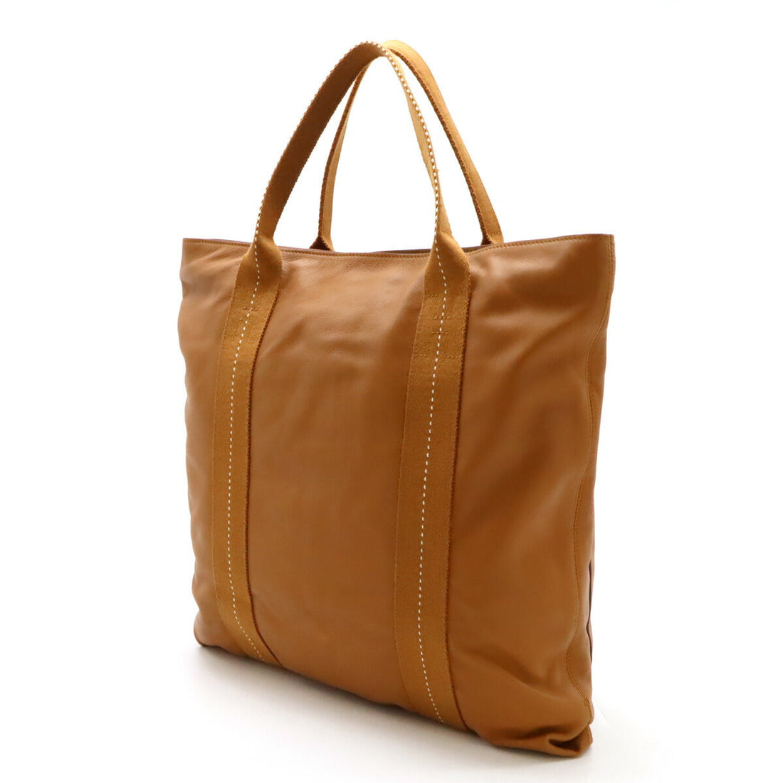 Hermes Leather Caravan Vertical MM Tote Bag