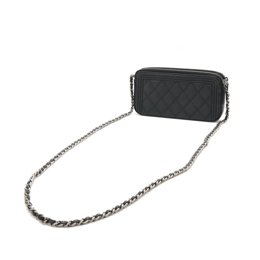 Chanel Caviar Skin Boy Chanel Chain Wallet 2way Bag A84069