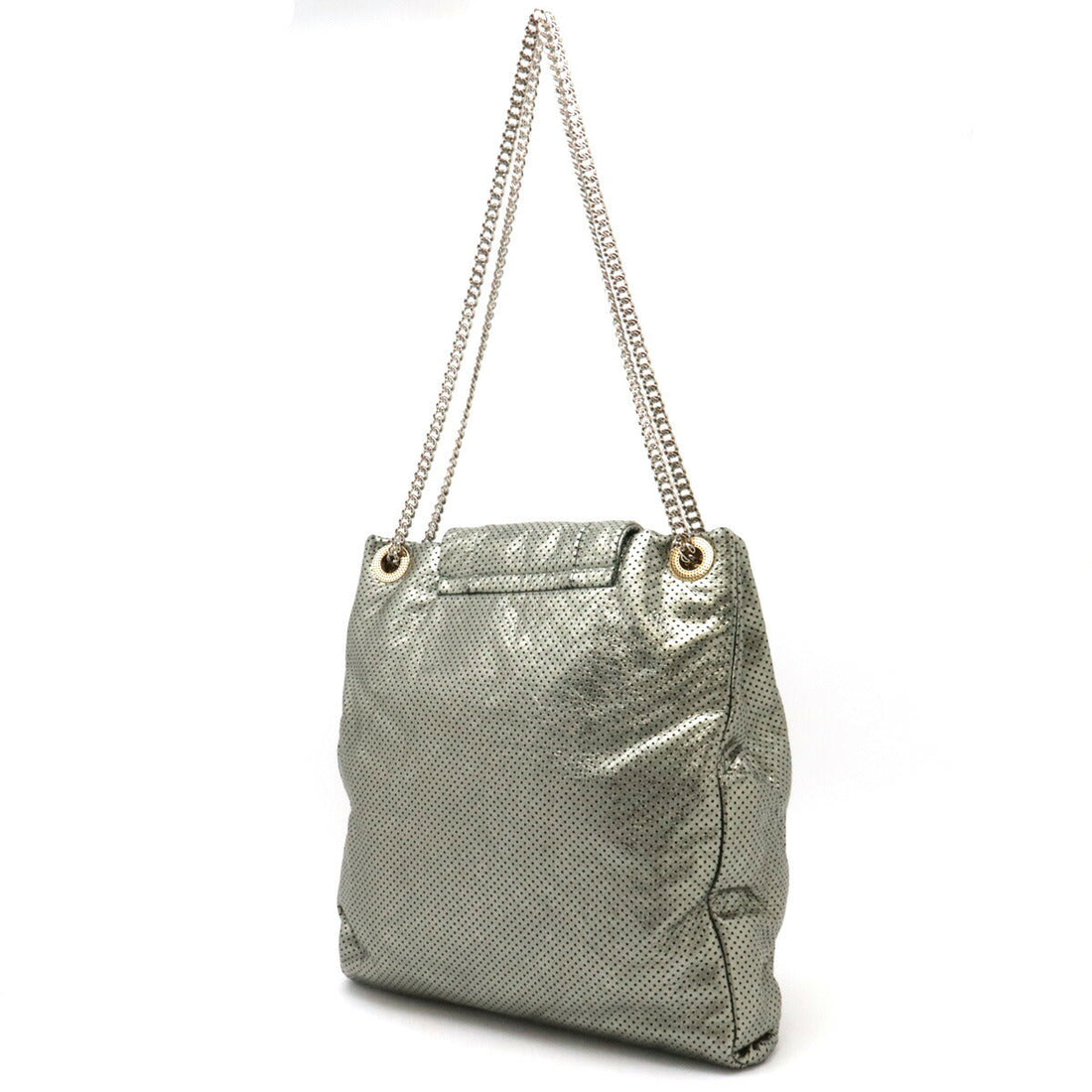 Chanel Metallic Green Leather 2.55 2way Shoulder Bag