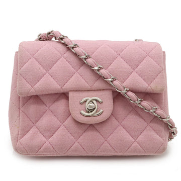 Chanel Cotton Jersey Mini Matelassé Shoulder Bag A01115