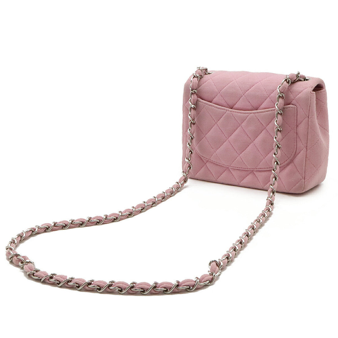 Chanel Cotton Jersey Mini Matelassé Shoulder Bag A01115