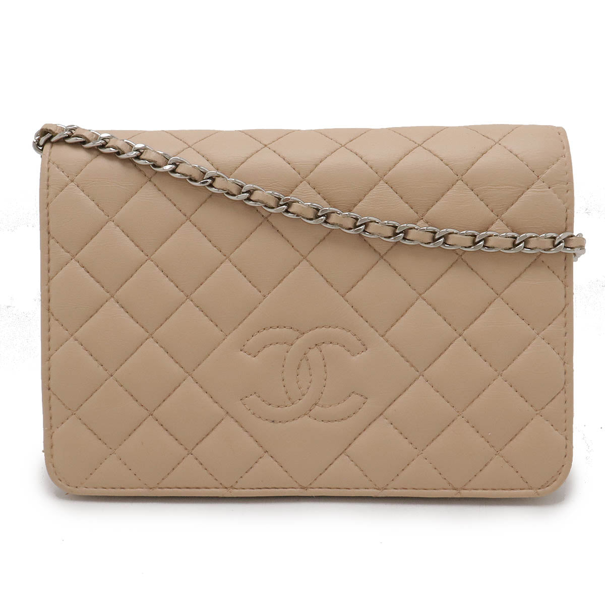 Chanel Diamond Stitch Chain Wallet Shoulder Bag