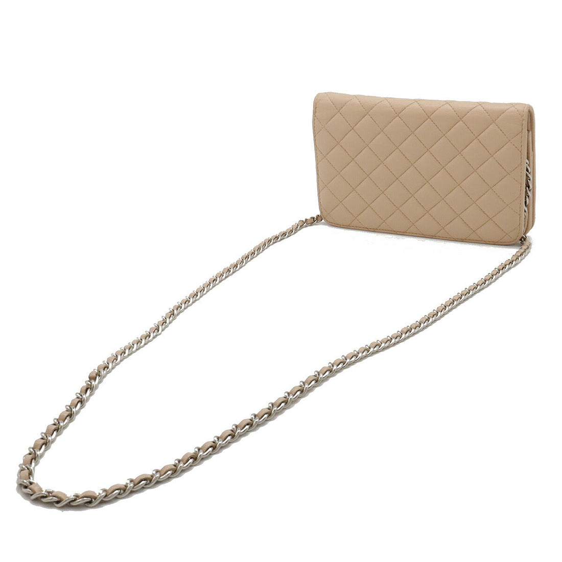 Chanel Diamond Stitch Chain Wallet Shoulder Bag
