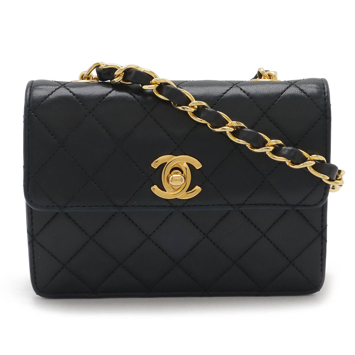 Chanel Mini Matelasse Leather Chain Shoulder Bag
