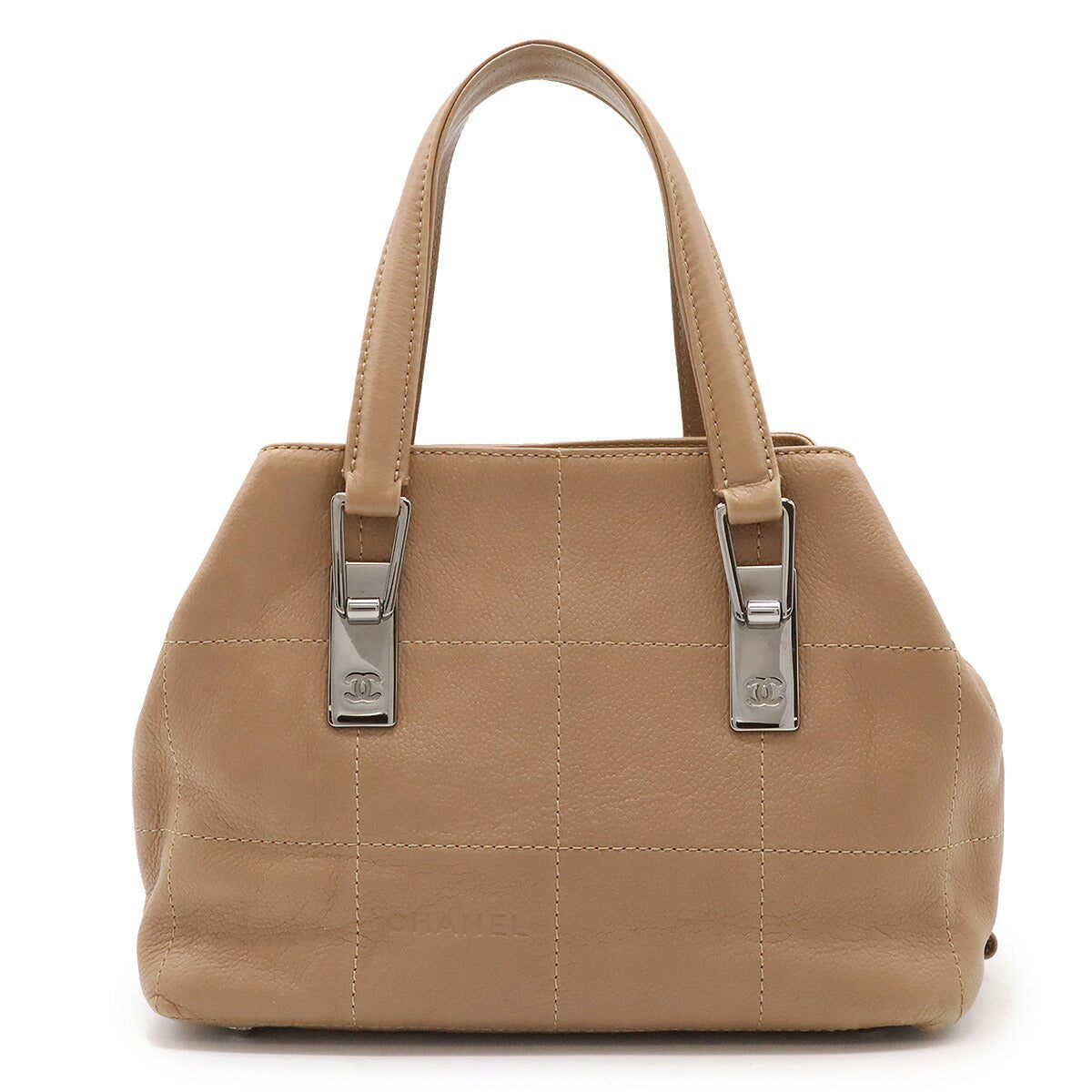 Chanel Caviar Skin Choco Bar Handbag Mini Bag