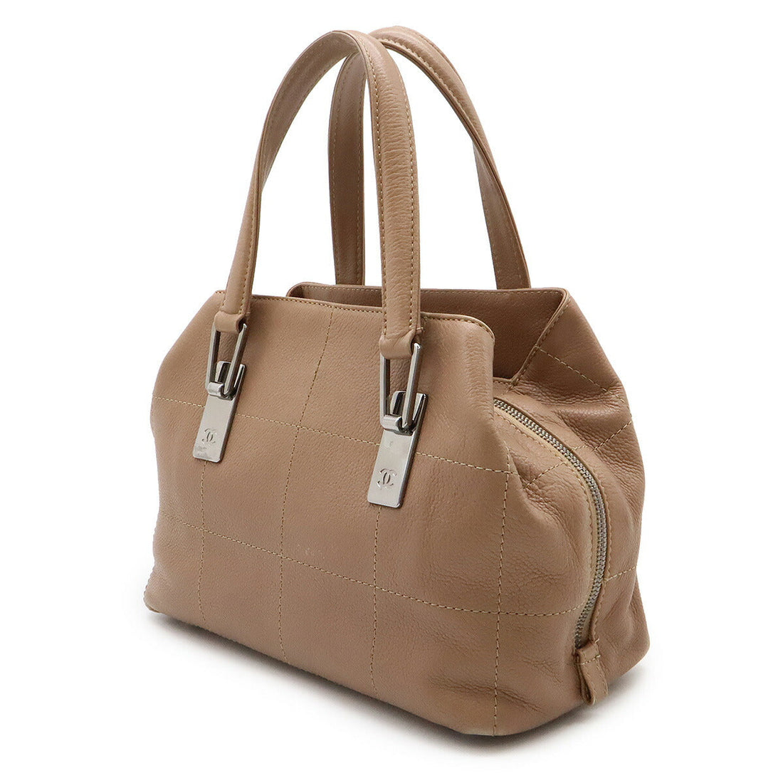 Chanel Caviar Skin Choco Bar Handbag Mini Bag