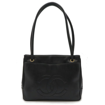 Chanel Caviar Skin Coco Mark 2way Tote Bag