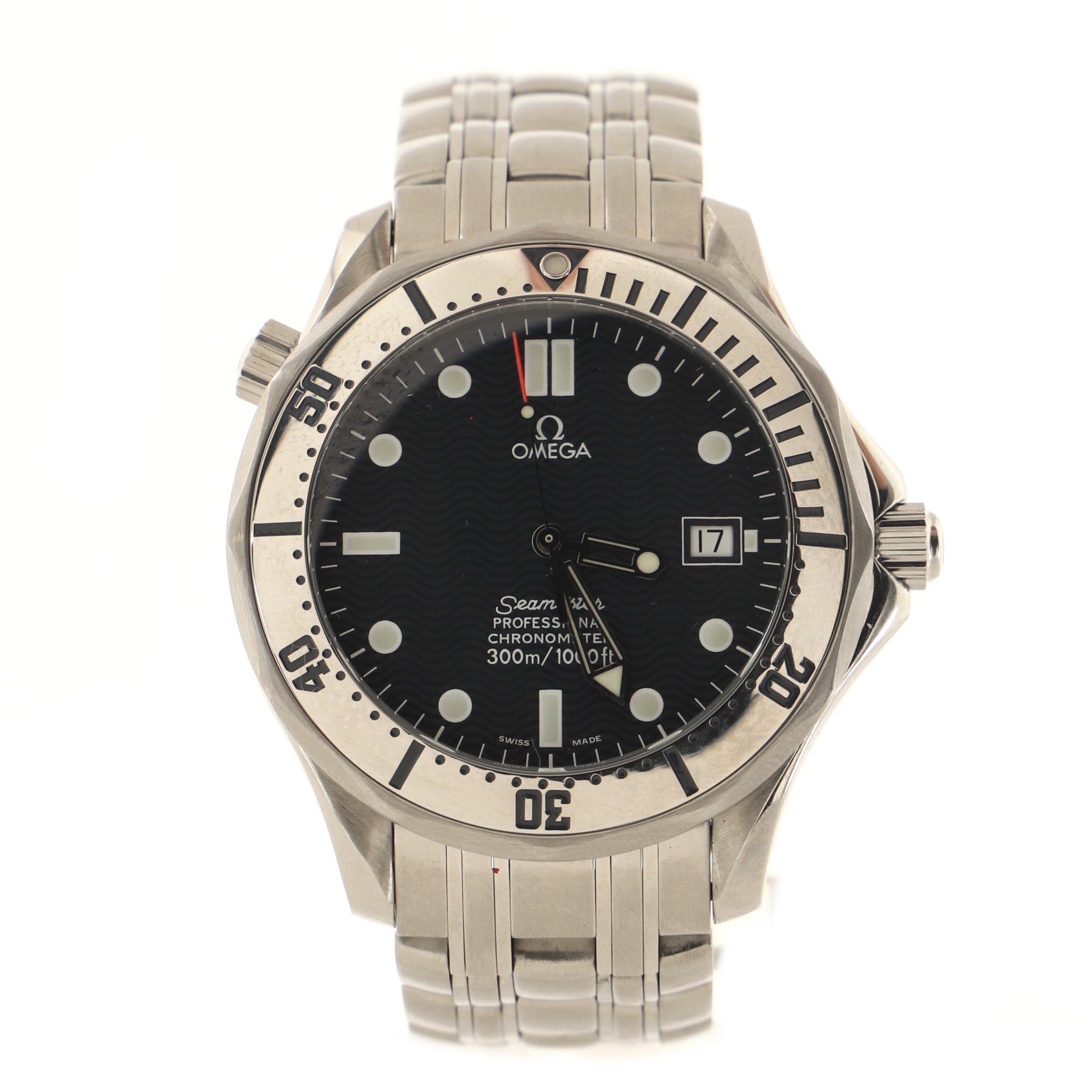 Omega Seamaster Professional Diver Chronometer 300M Automatic Watch Stainless Steel 41