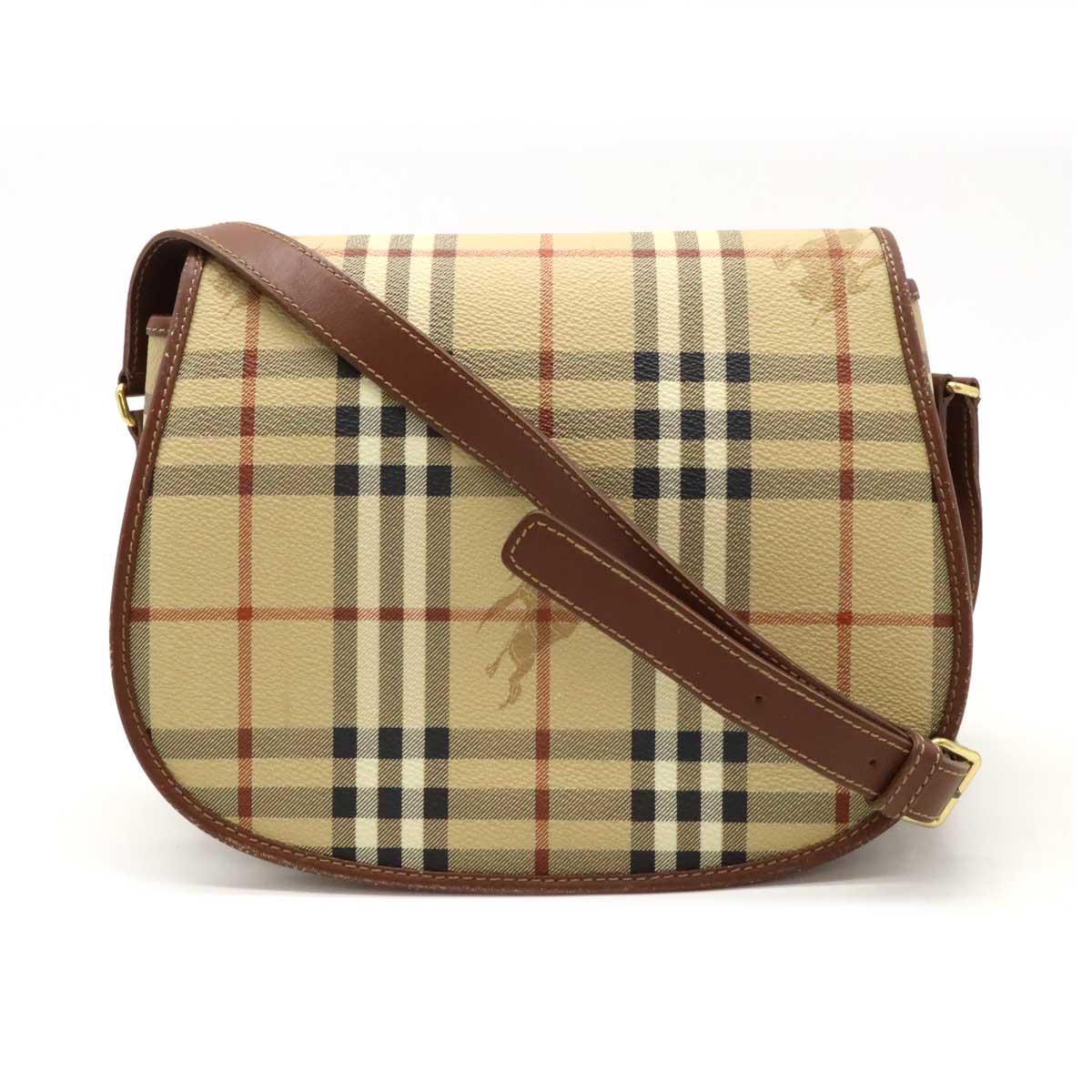 Burberry PVC Nova Check Shoulder Bag