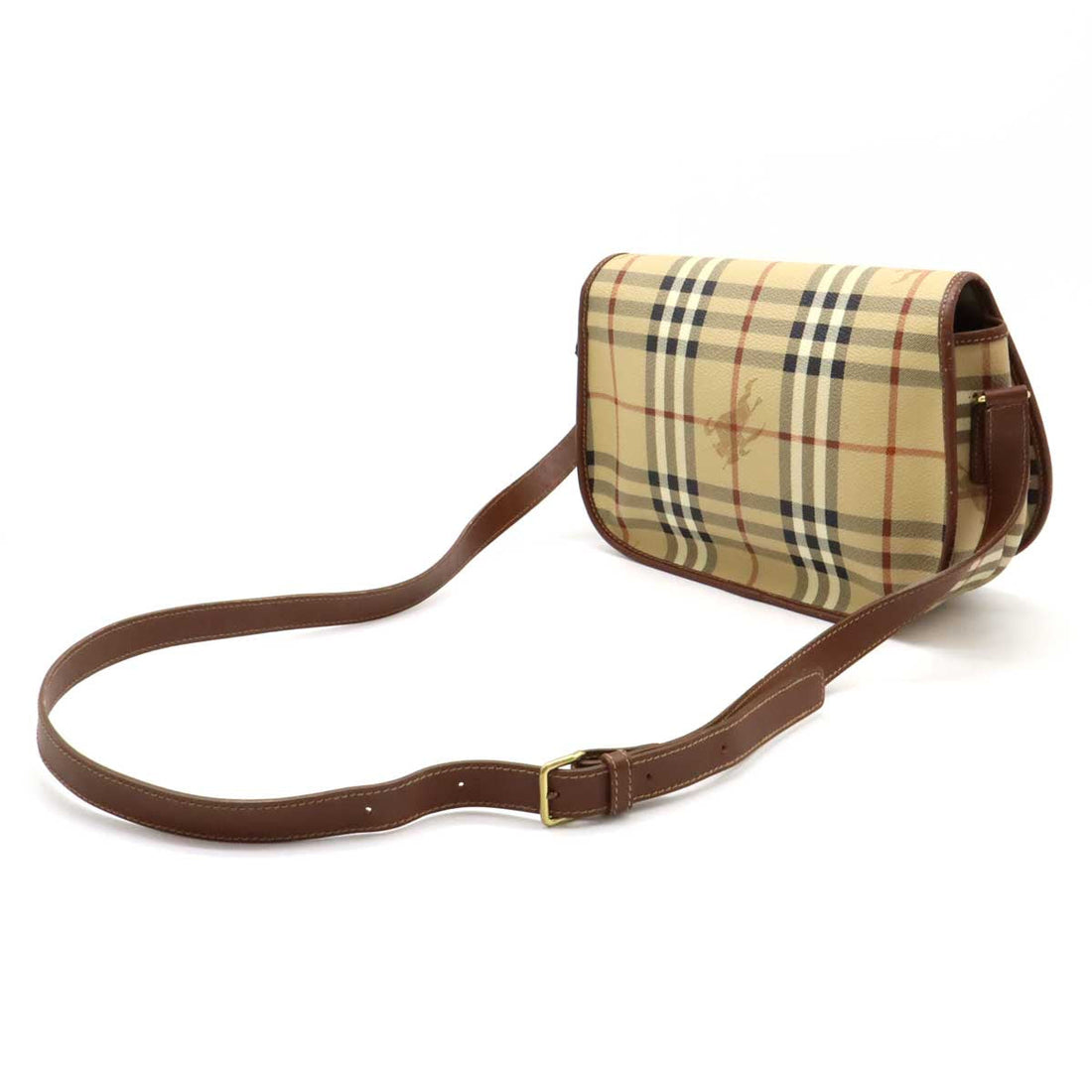 Burberry PVC Nova Check Shoulder Bag
