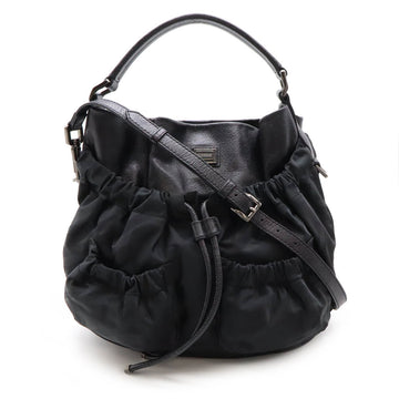 Burberry Nylon Leather 2way Shoulder Bag