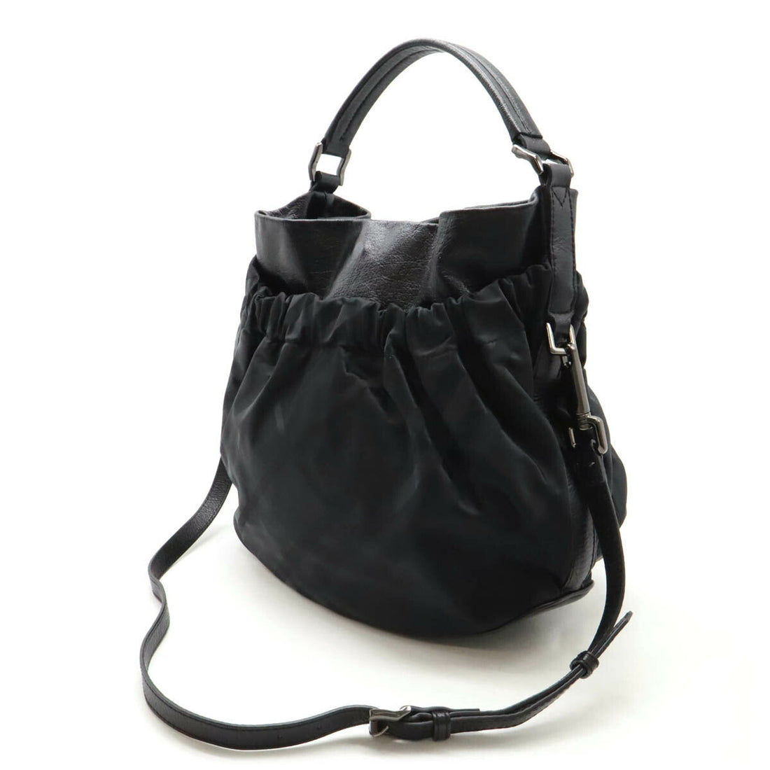 Burberry Nylon Leather 2way Shoulder Bag
