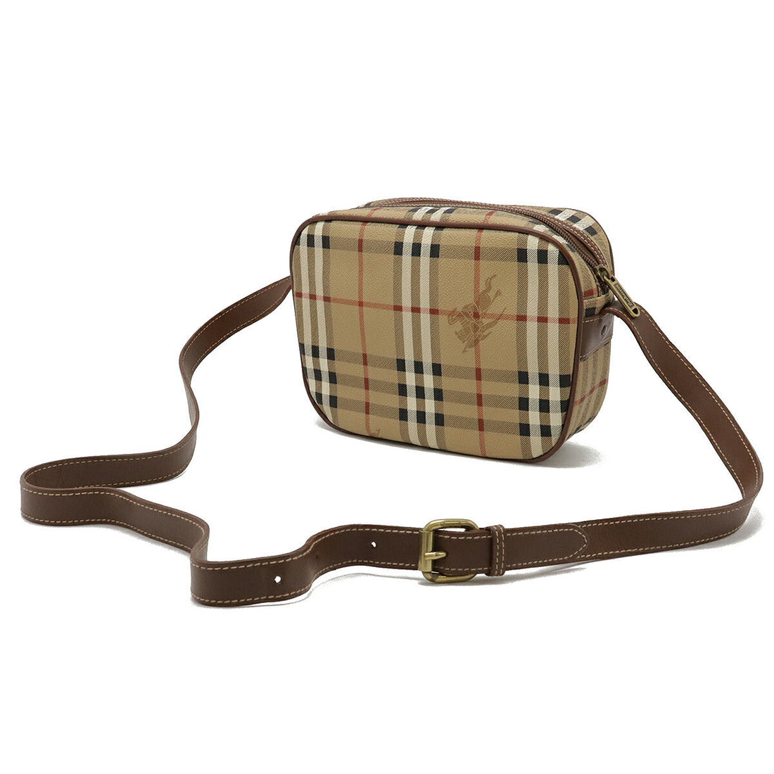 Burberry PVC Leather Shoulder Bag