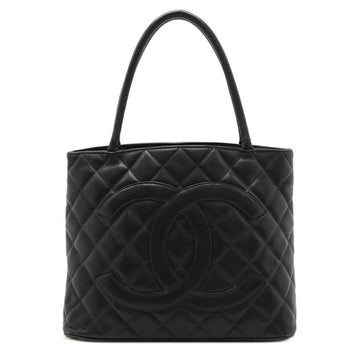 Chanel Caviar Skin Matelasse Coco Mark Reissue 2way Tote Bag A01804