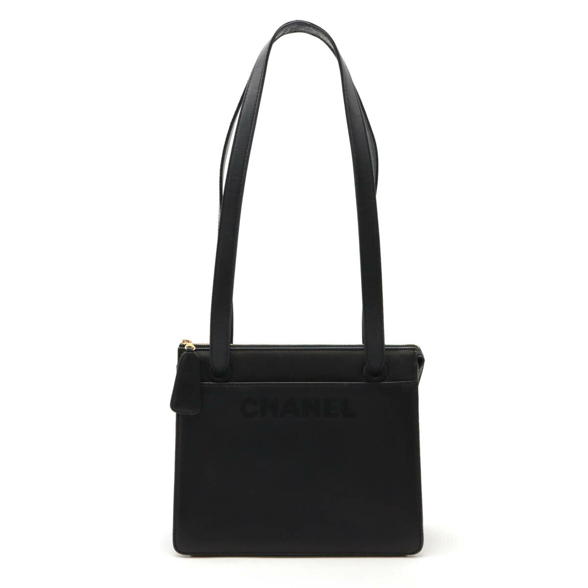 Chanel Calfskin Logo Embroidery 2way Tote Bag