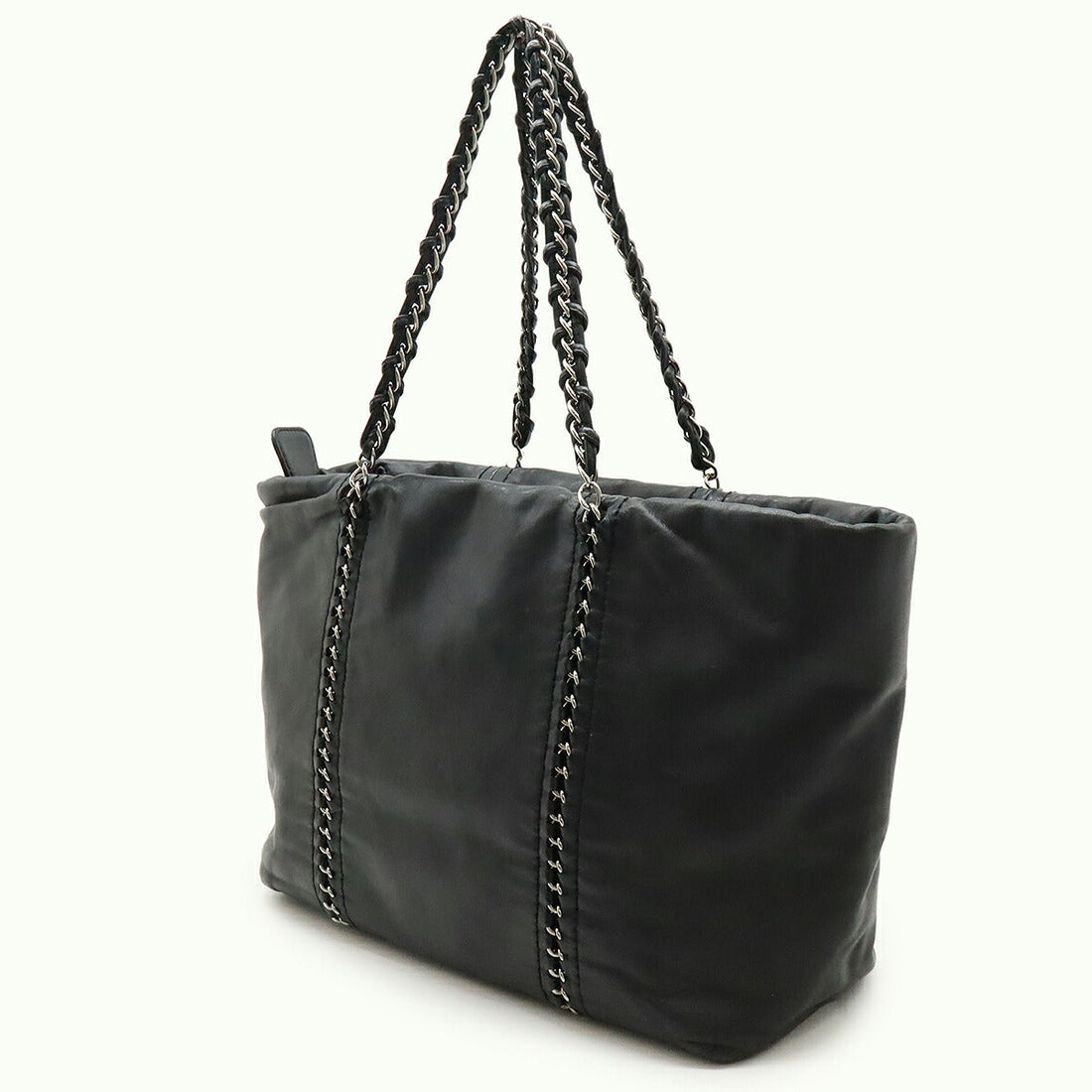 Chanel Luxury Line Coco Mark 2way Shoulder Bag Leather