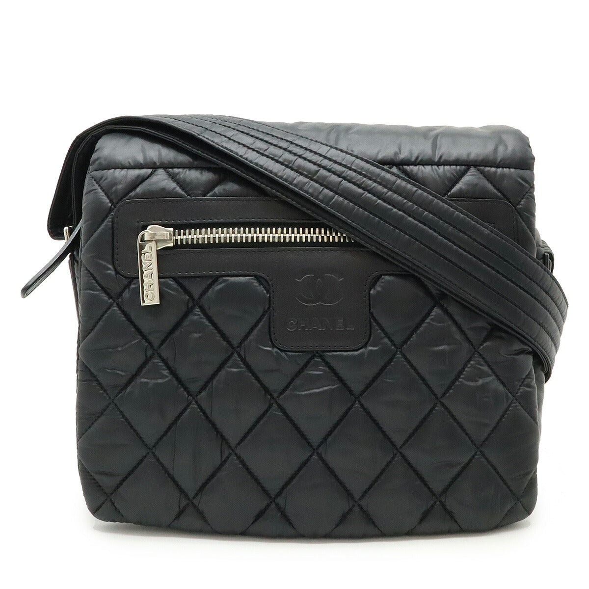 Chanel Coco Cocoon Matelasse Nylon Shoulder Bag