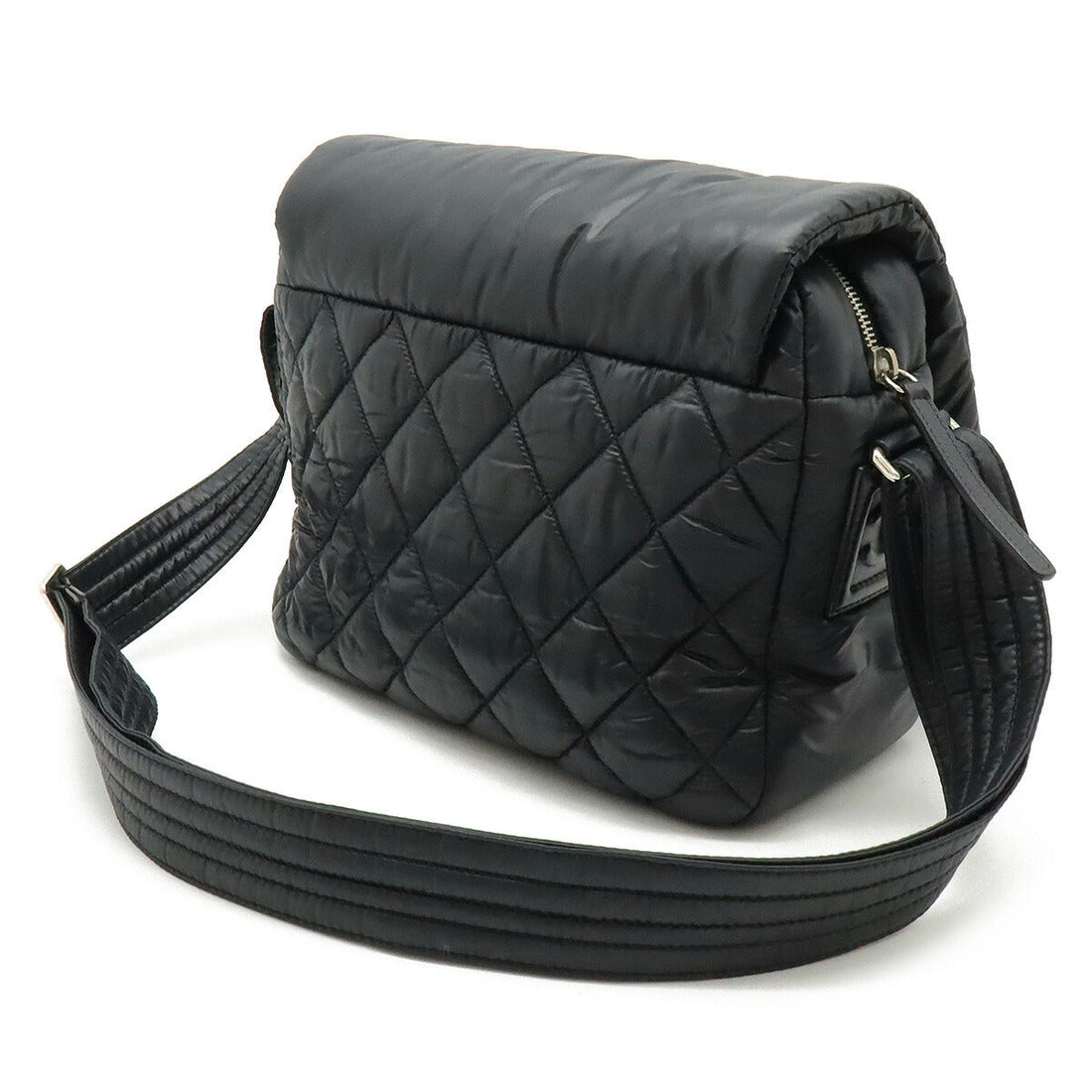 Chanel Coco Cocoon Matelasse Nylon Shoulder Bag