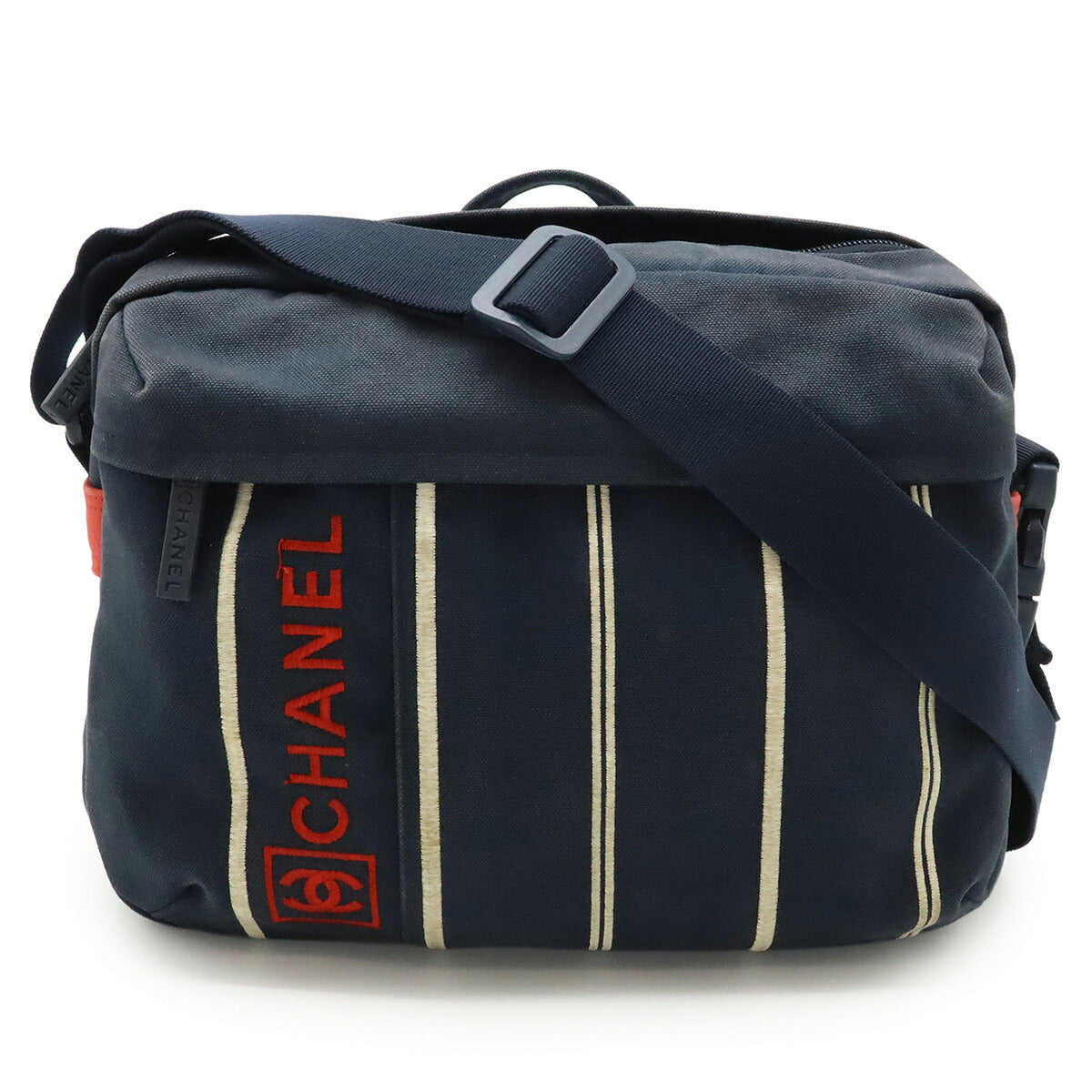Chanel Sports Line Canvas Shoulder Bag