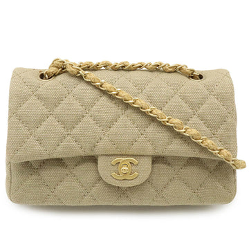 Chanel Matelasse Linen Shoulder Bag