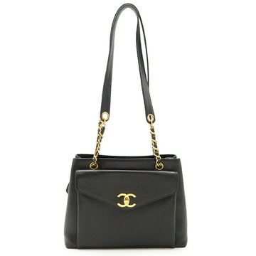 Chanel Coco Mark Caviar 2way Shoulder Bag