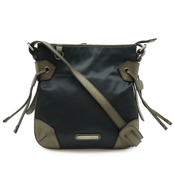 Burberry Nylon Leather Shoulder Bag