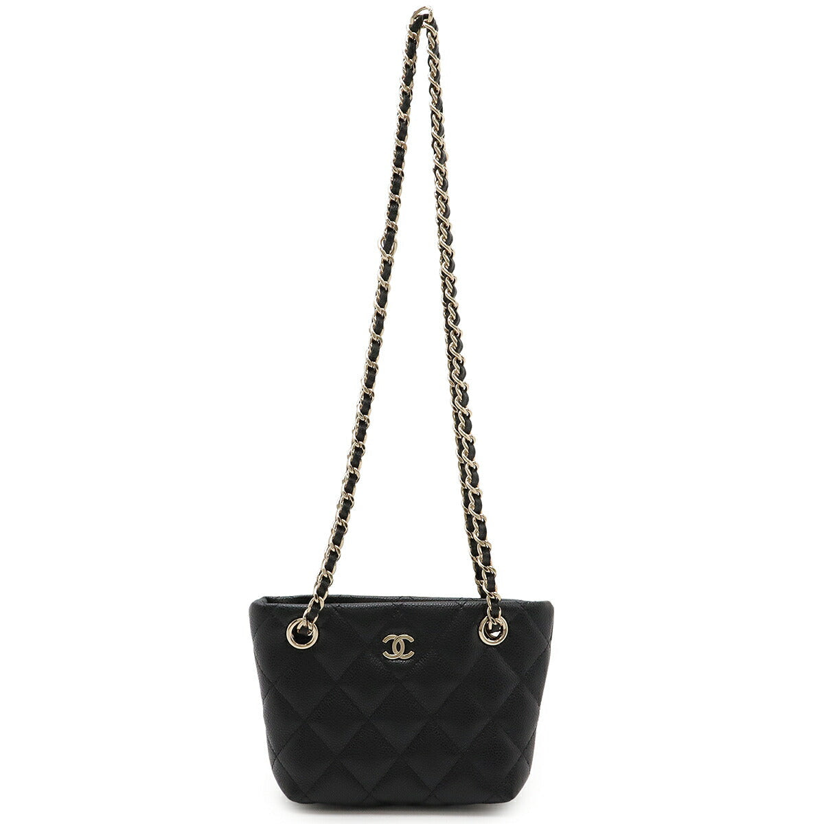 Chanel Matelasse Caviar Leather Mini Shoulder Bag