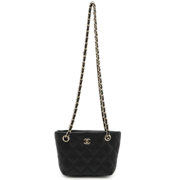 Chanel Matelasse Caviar Leather Mini Shoulder Bag
