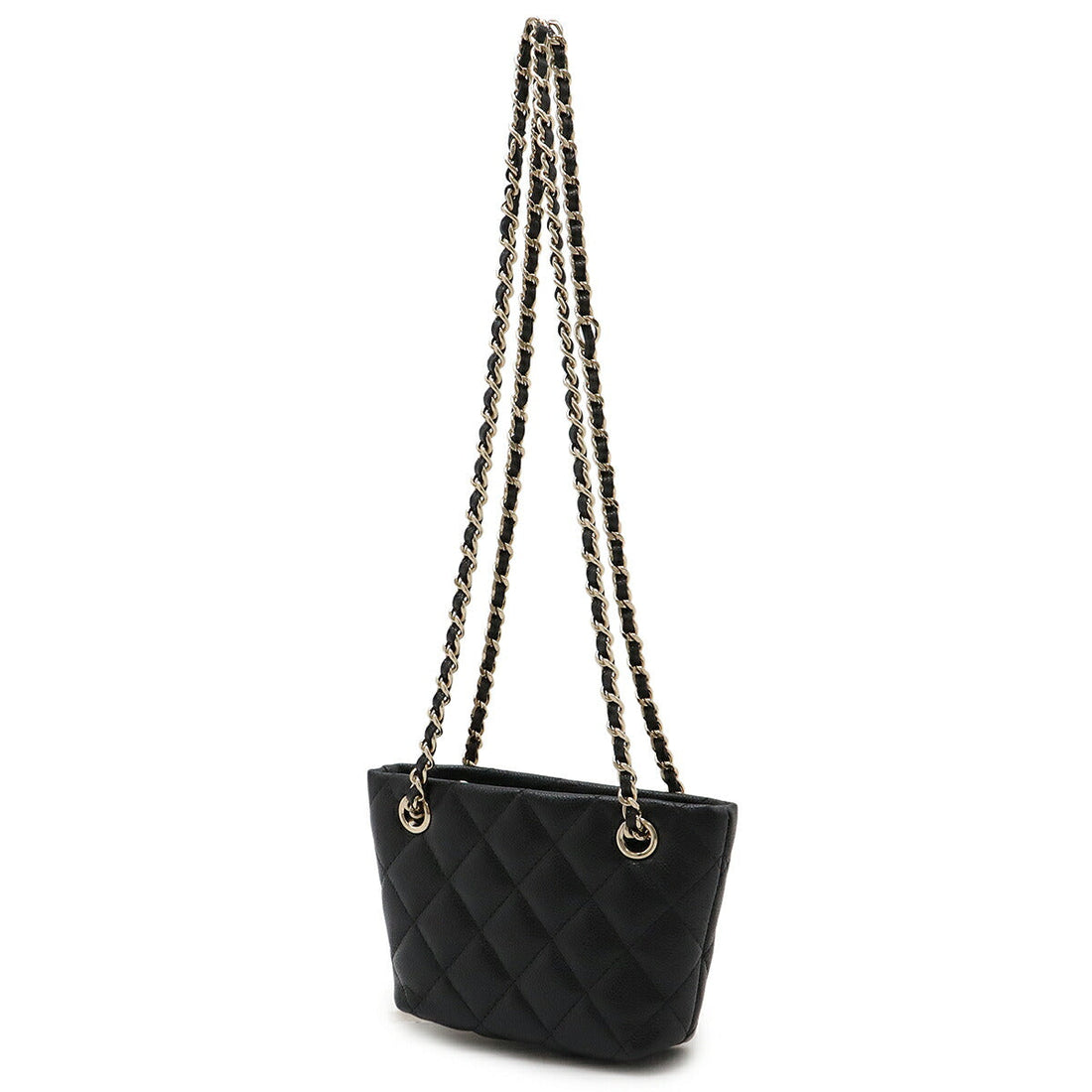 Chanel Matelasse Caviar Leather Mini Shoulder Bag
