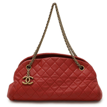 Chanel Mademoiselle Matelasse Lambskin 2way Shoulder Bag