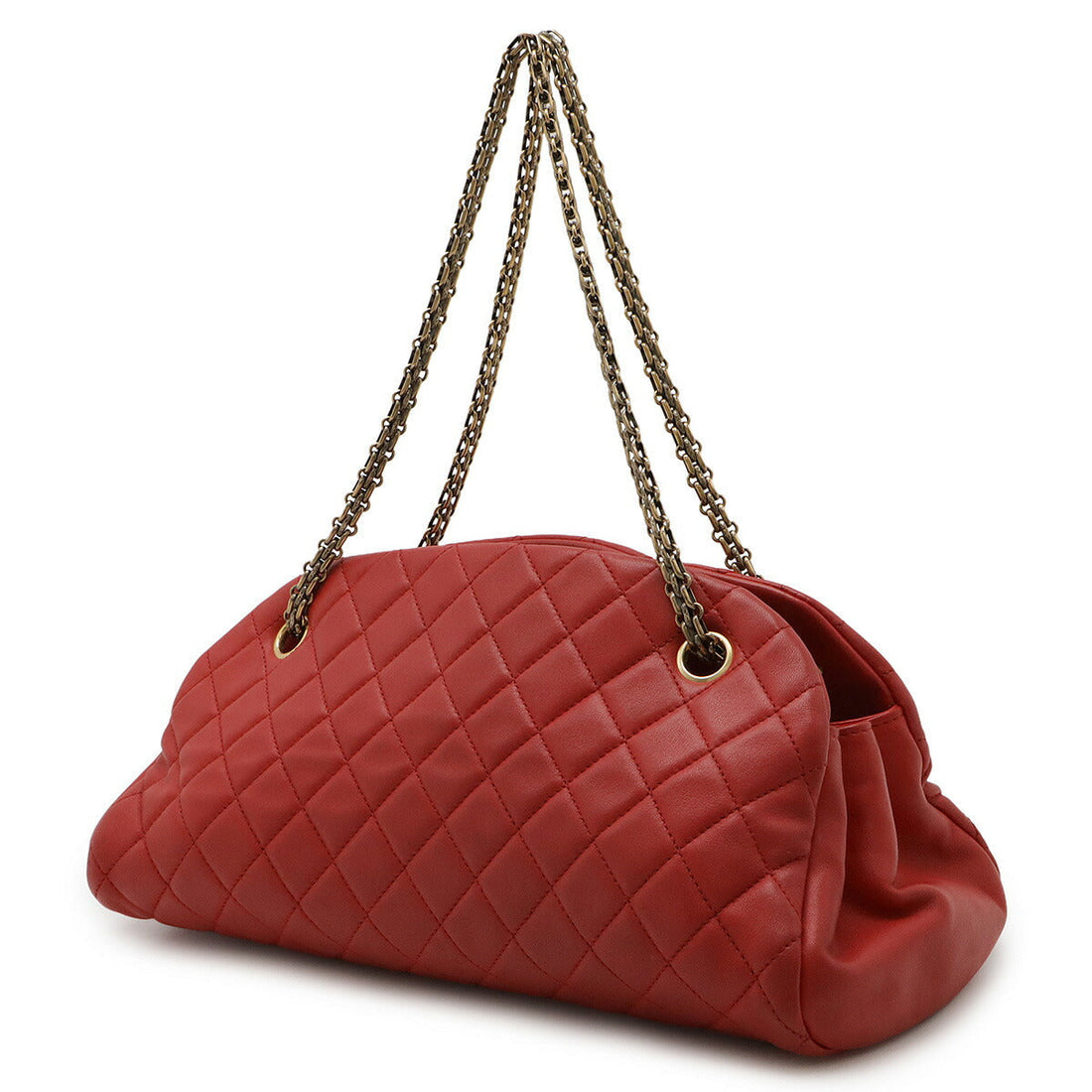 Chanel Mademoiselle Matelasse Lambskin 2way Shoulder Bag