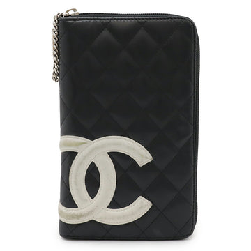 Chanel Cambon Line Organizer Leather Wallet