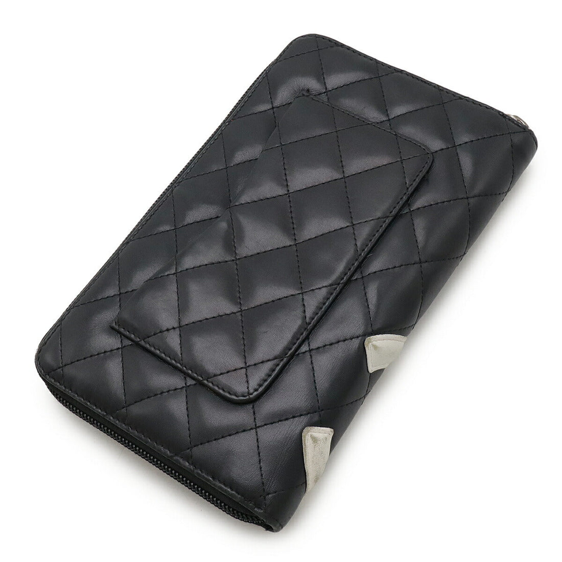 Chanel Cambon Line Organizer Leather Wallet