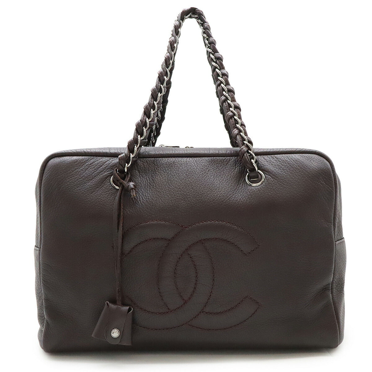 Chanel Luxury Line Coco Mark Leather Shoulder Bag