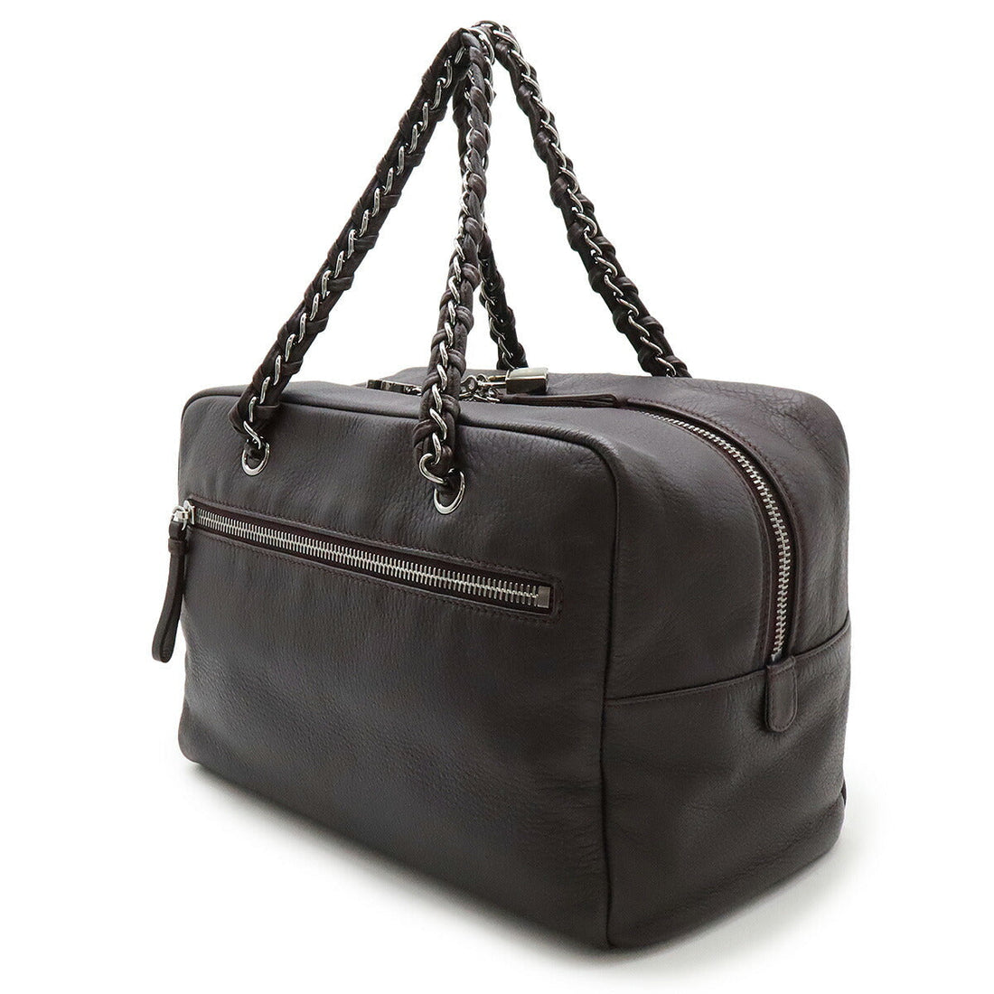 Chanel Luxury Line Coco Mark Leather Shoulder Bag